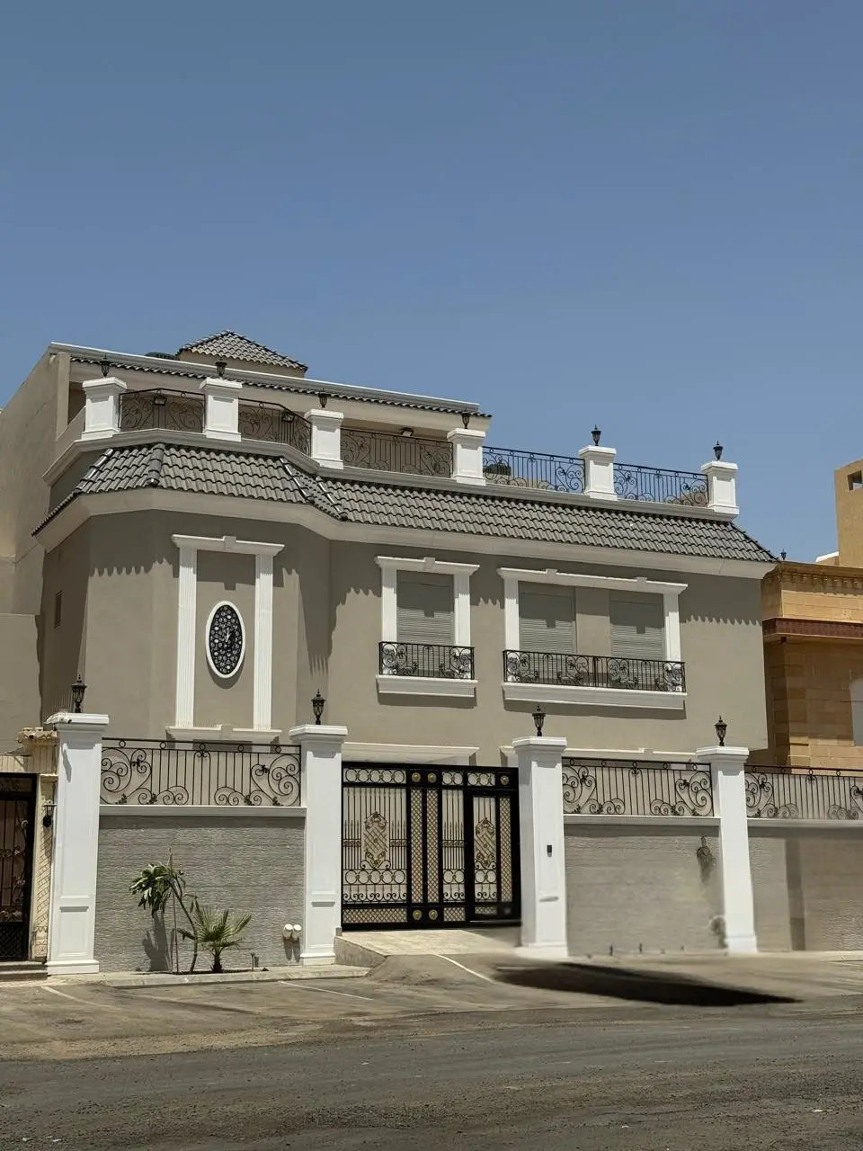 Neoclassical Villa, a residential project by BRU CO. in Jeddah