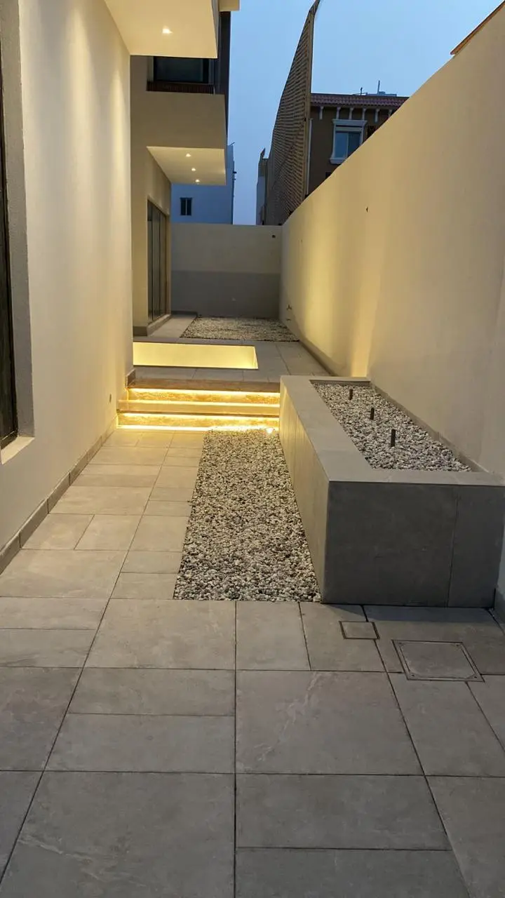 Interior finishing works on a BRU CO. construction project in Jeddah